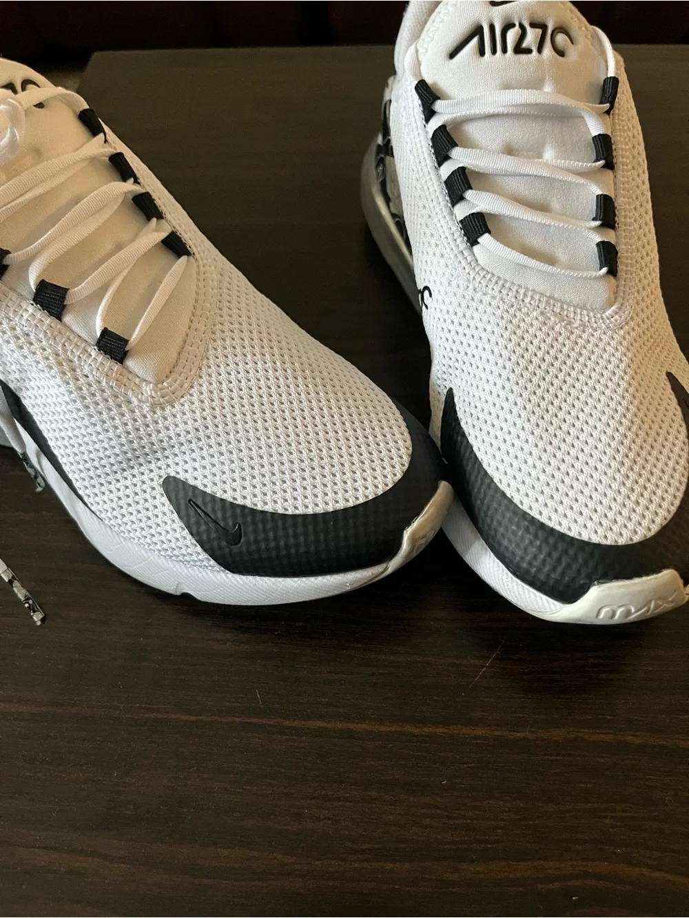 Nike Air270 Women’s White and Black Athletic Sneakers